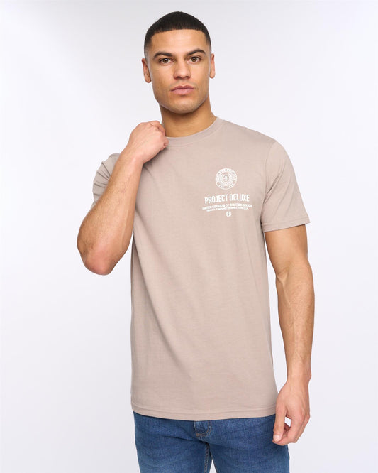 Henstamp T-Shirt Taupe