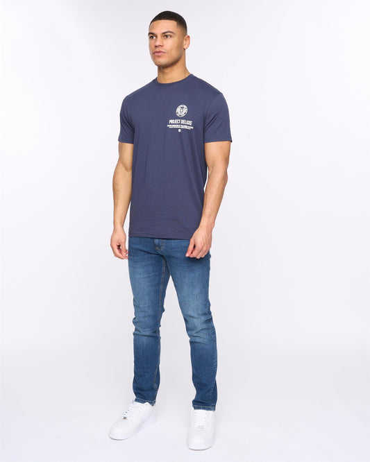 Henstamp T-Shirt Navy