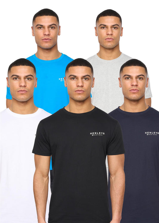 Henycore T-Shirt 5pk Assorted