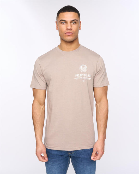 Henstamp T-Shirt Taupe