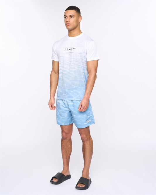 Henpool Swim Shorts Denim Blue