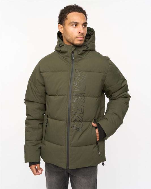 System Ski Puffer Jacket Khaki