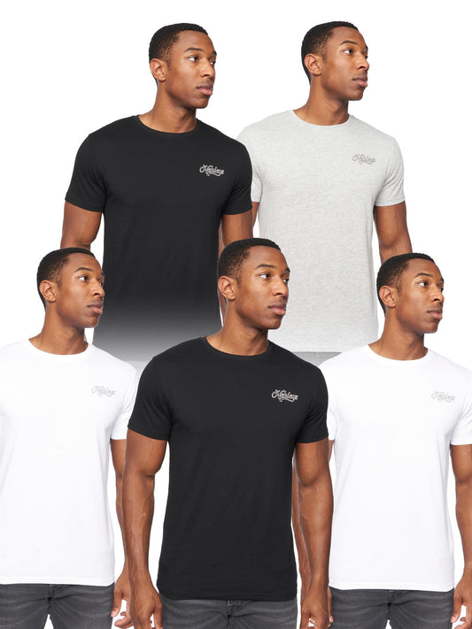 Script T-Shirt 5pk Assorted