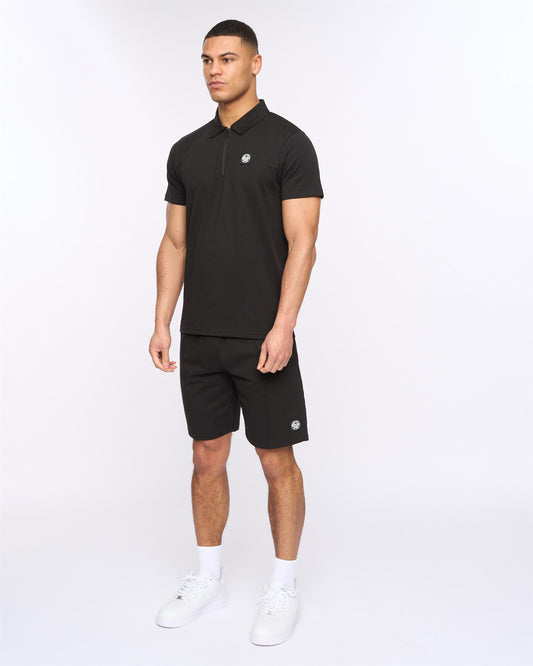 Henychill Polo/Shorts Set Black