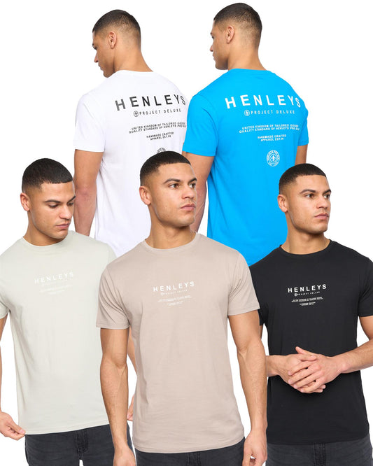 Henstack T-Shirt 5pk Assorted