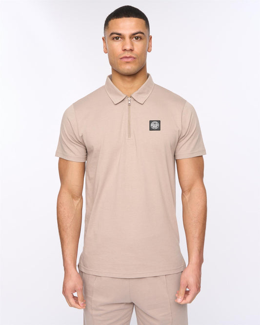 Henychill Polo/Shorts Set Taupe