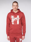 Curveball Hoodie Deep Red