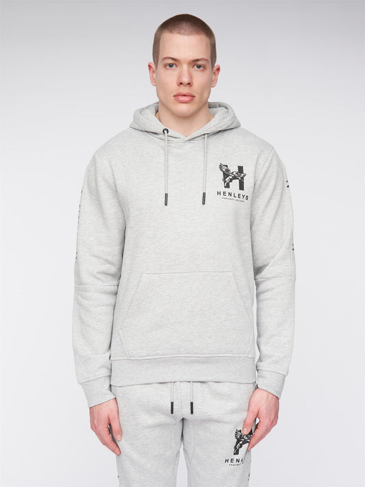 Tapehen Hoodie Grey Marl