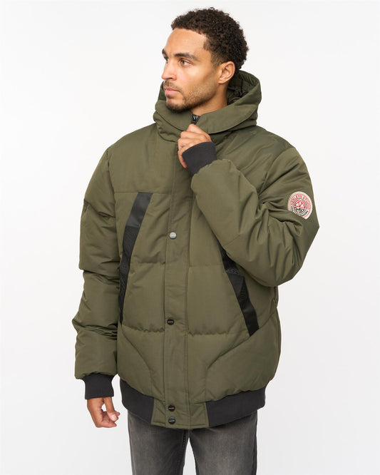 Traction Bomber Jacket Khaki