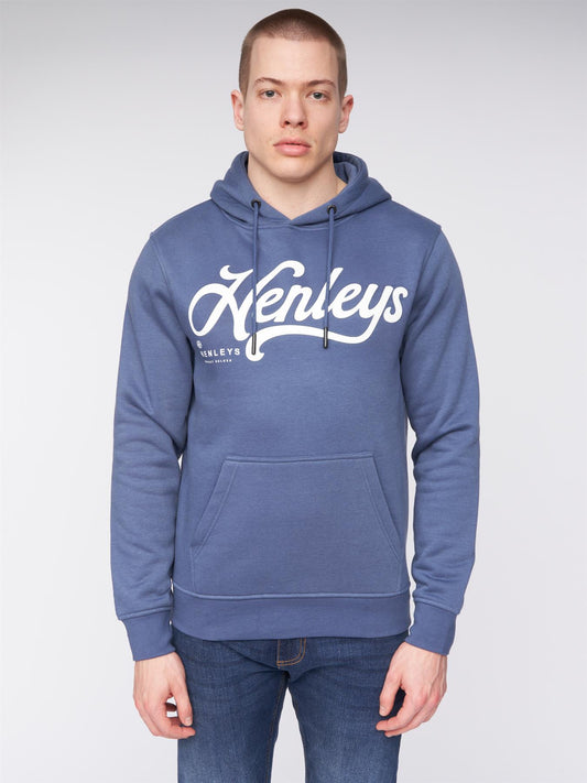 Scripthen Hoodie Deep Blue