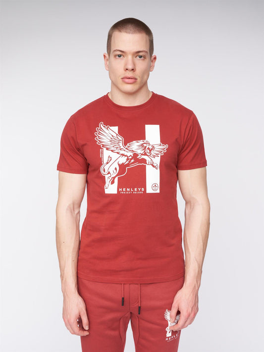 Curveball T-Shirt Deep Red