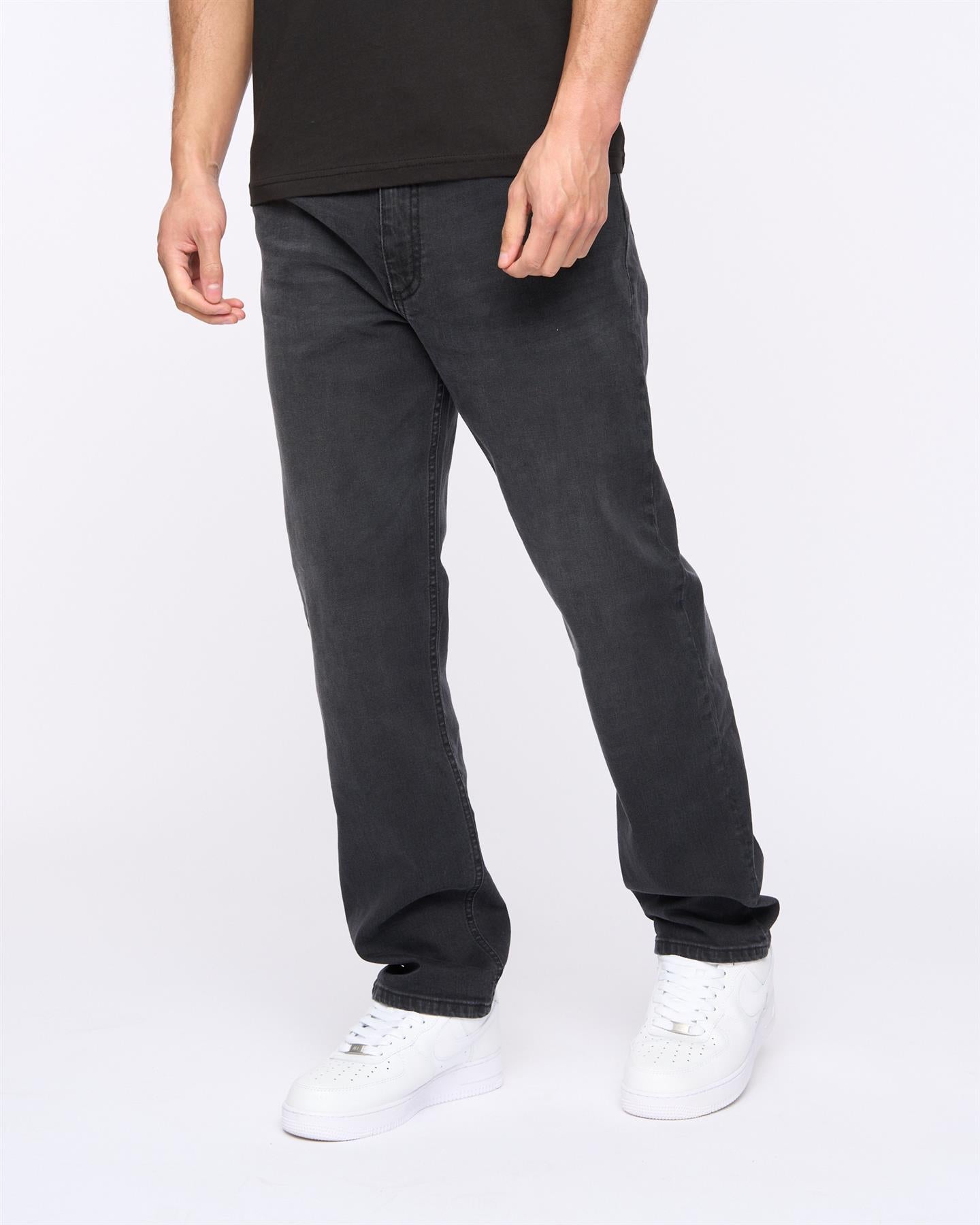 Breeze Straight Fit Jeans Black Wash