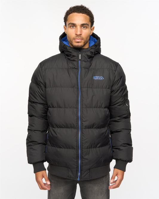 Thinker Puffer Bomber Jacket Black