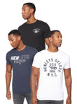 Melvern T-Shirt 3pk Assorted