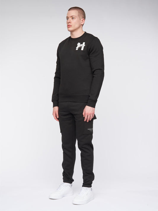 Morehen Crew Sweat Black