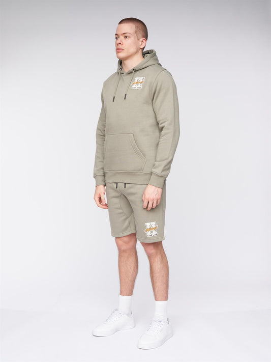 Aitchen Hoodie Dusty Olive