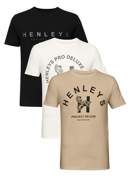 Hentree T-Shirt 3pk Assorted