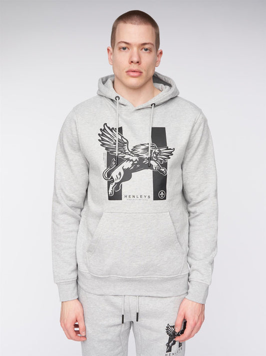 Curveball Hoodie Grey Marl