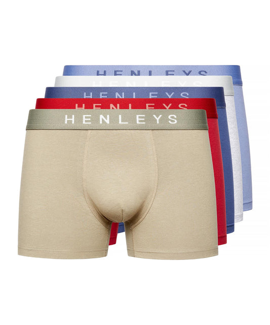 Motley Boxers 5pk Assorted