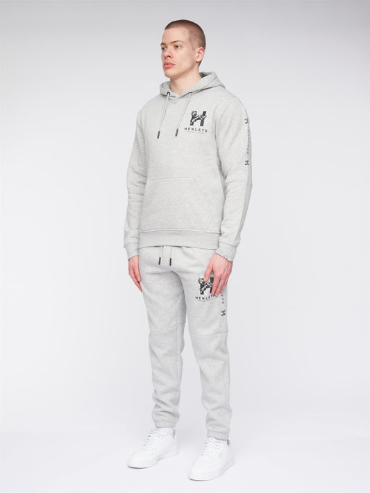 Tapehen Hoodie Grey Marl