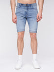 Flex Denim Shorts Light Wash