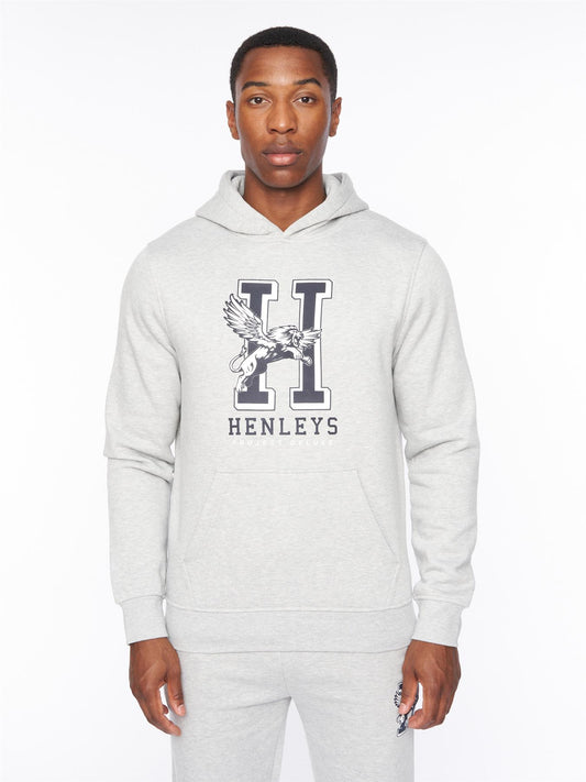 Belton Hoodie Grey Marl