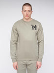 Morehen Crew Sweat Dusty Olive